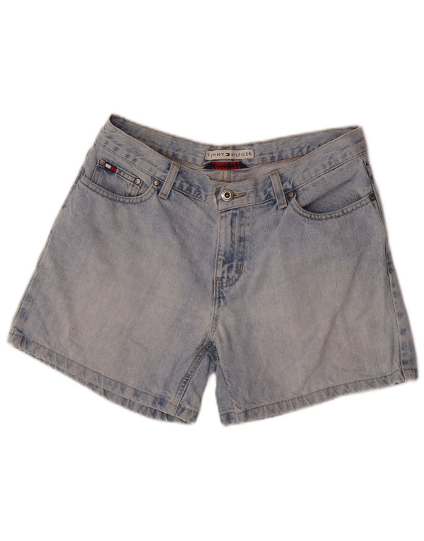 Tommy Hilfiger Womens Distressed Denim Shorts W28 Medium Blue