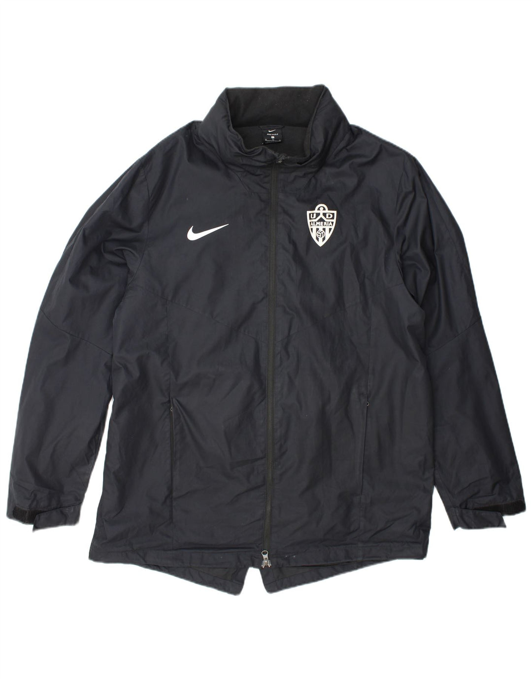 Nike muška kišna jakna s kapuljačom UK 42 XL sivi poliester