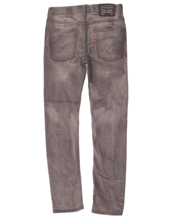 Levi's Boys 510 Skinny Jeans 9-10 Years W25 L26 Grey Cotton