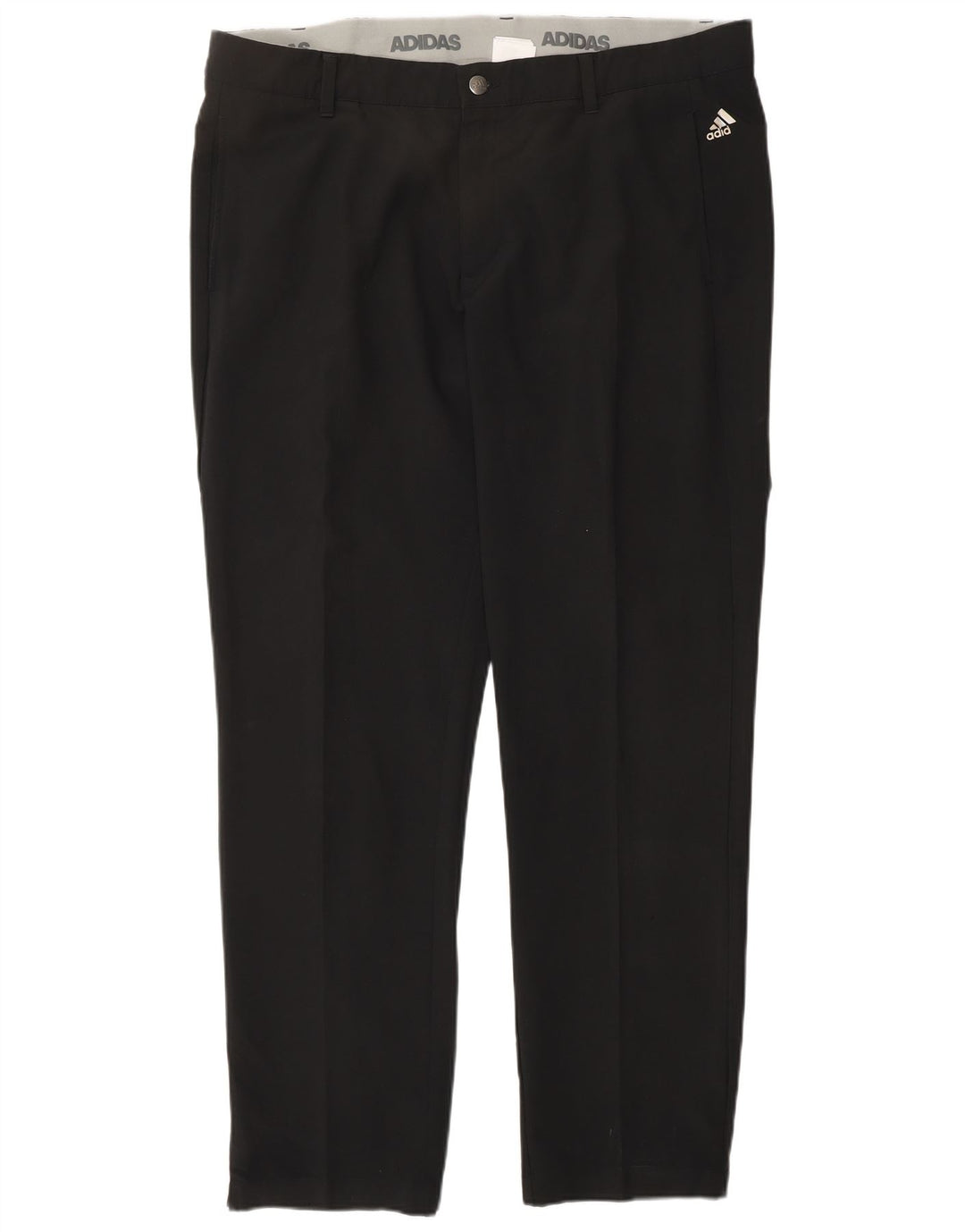 ADIDAS muške sužene chino hlače W38 L32 crni poliester