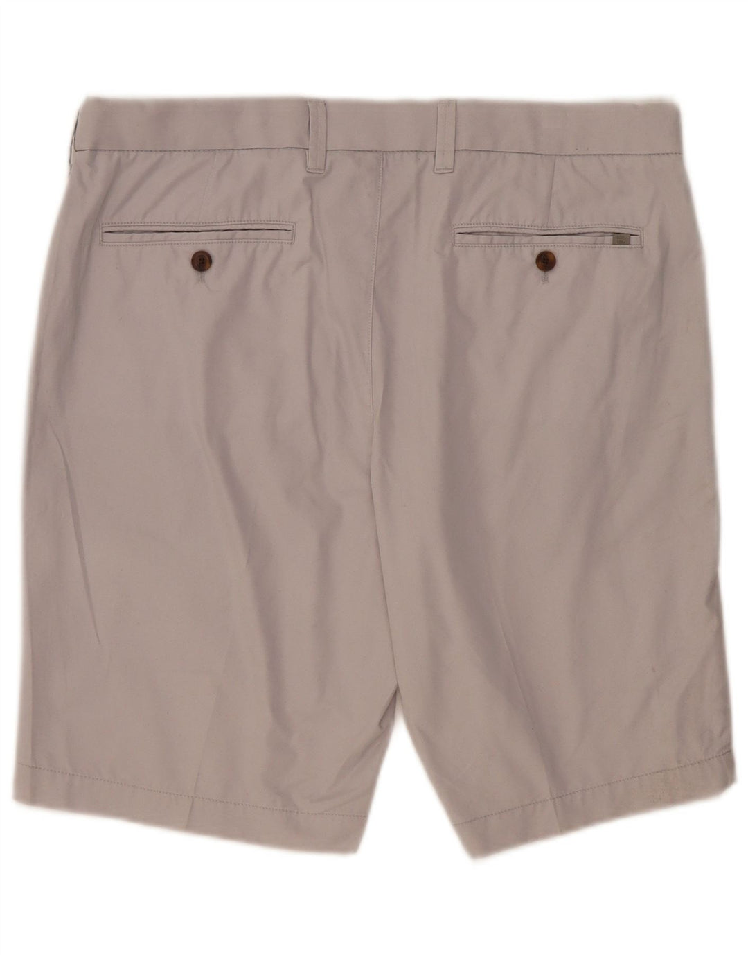 MARKS & SPENCER Mens Chino Shorts W36 Large Grey Cotton