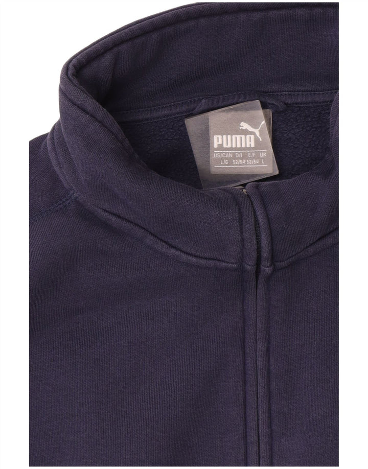 Puma muška gornja jakna od trenirke Large Navy Blue Cotton