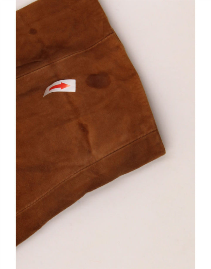 VINTAGE ženski kaput od antilop kože UK 20 2XL bež koža