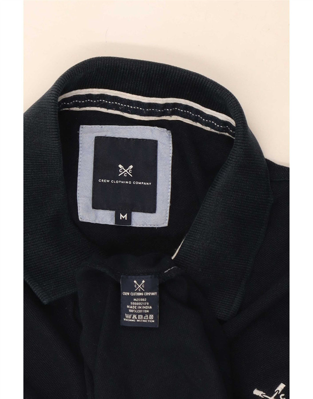 Crew Clothing Muška polo majica Srednje tamnoplavi pamuk