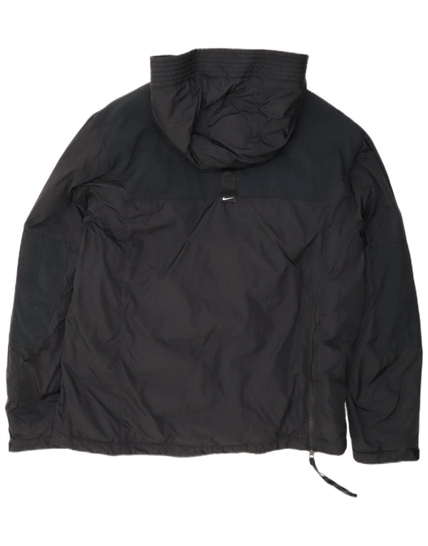Nike muška anorak jakna s kapuljačom UK 40 Large Black Colourblock najlon