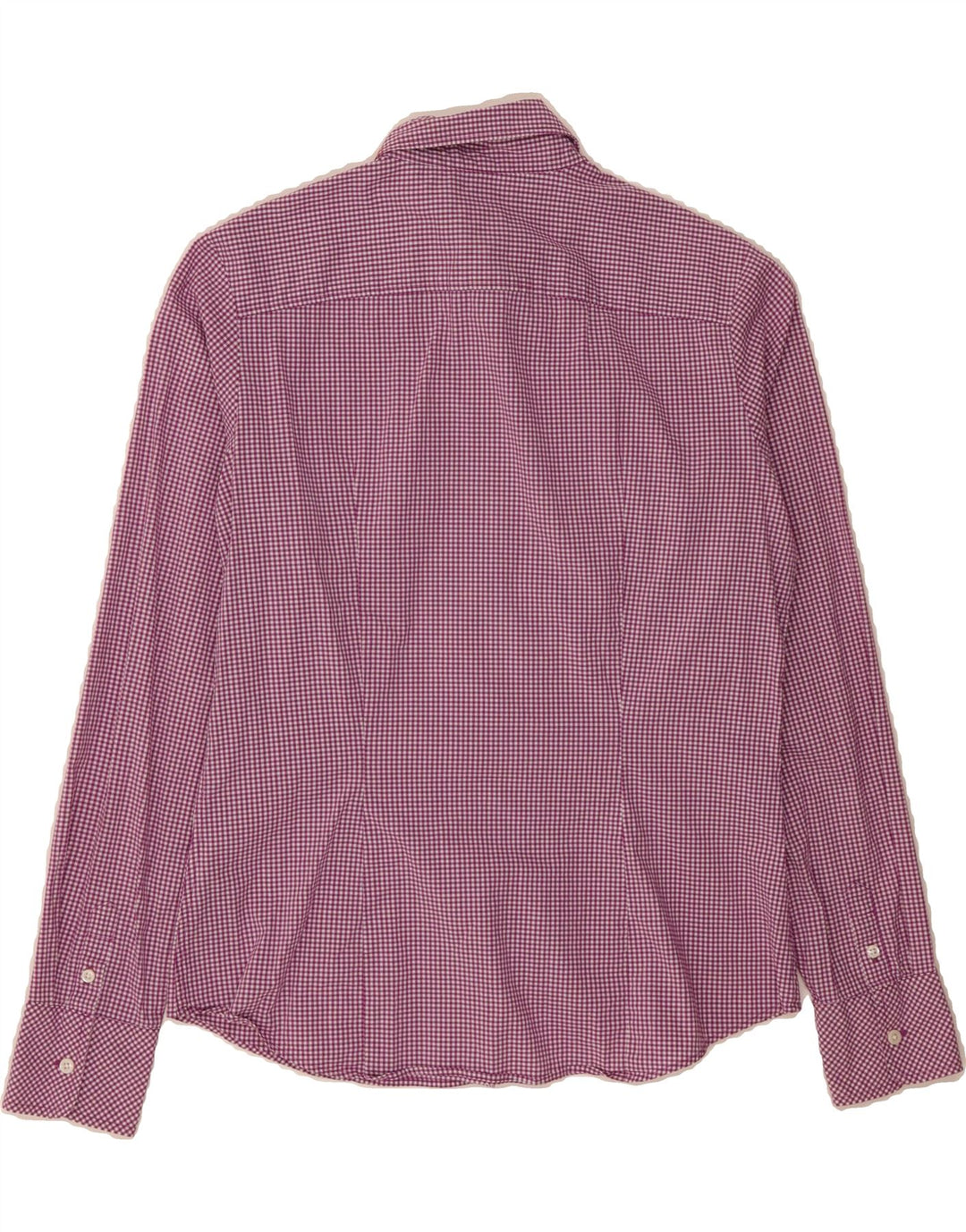 TOMMY HILFIGER Womens Shirt US 8 Medium Purple Gingham Cotton Vintage Tommy Hilfiger and Second-Hand Tommy Hilfiger from Messina Hembry 
