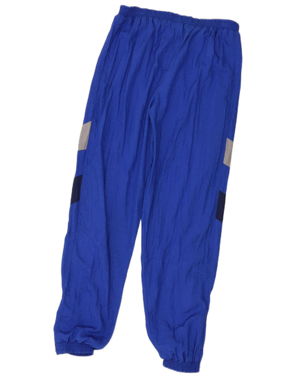 Vintage muške trenirke Hlače Joggers Large Blue Colourblock Poliamid