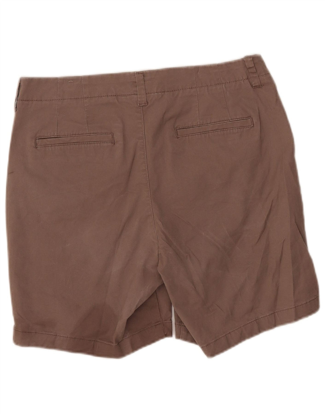 LEE Ženske kratke chino hlače srednjeg rasta US 12 Large W32 smeđi pamuk