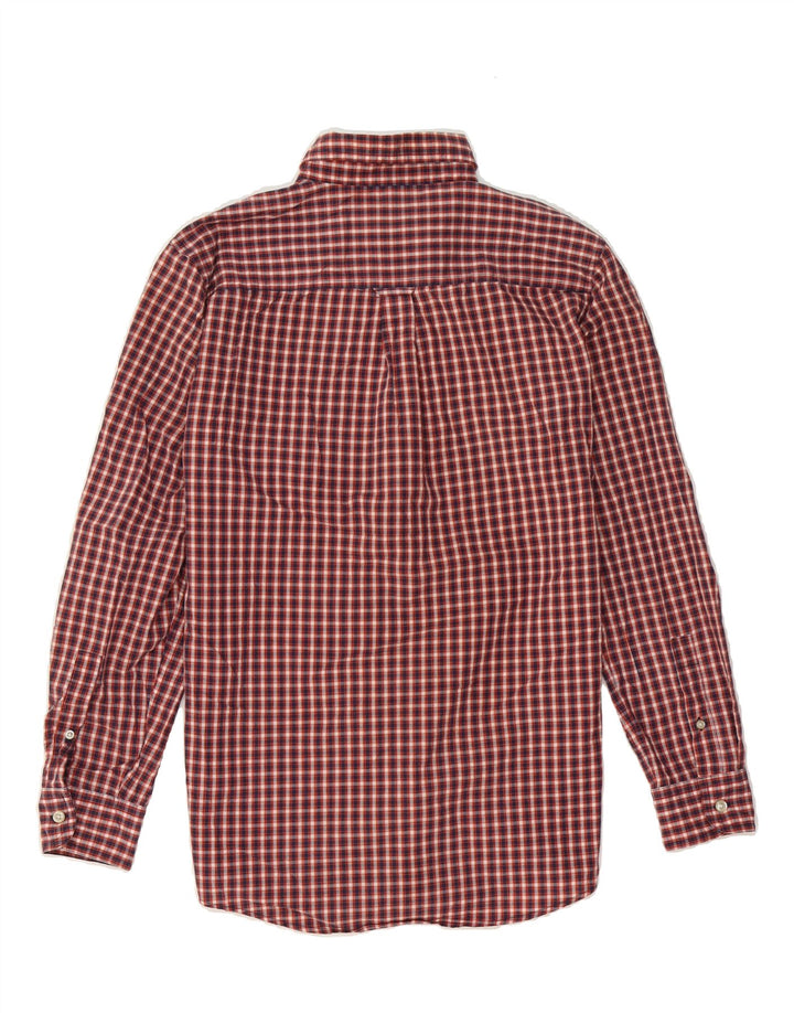 CHAPS Mens Shirt Small Red Check Cotton Vintage Chaps and Second-Hand Chaps from Messina Hembry 