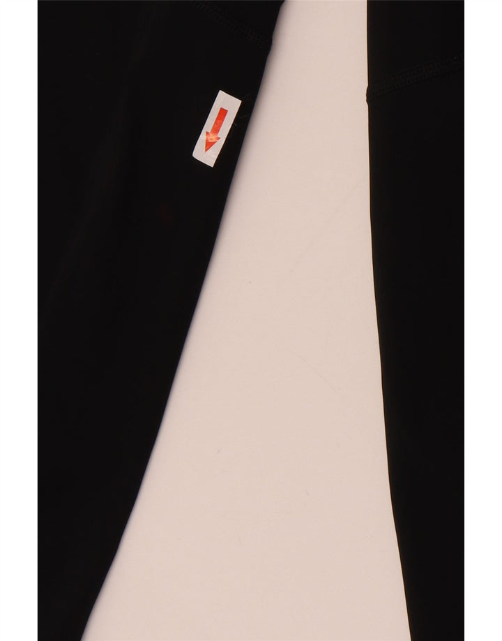 Nike Ženske Dri Fit Graphic Capri tajice UK 12 Srednje crni poliester