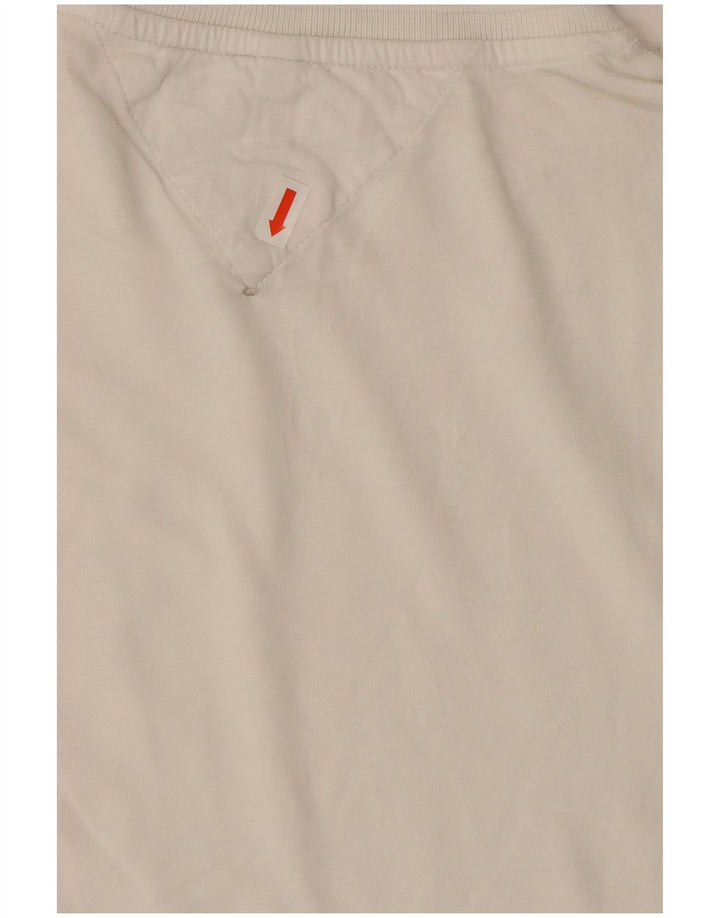 TOMMY HILFIGER Ženska majica kratkih rukava UK 10 Mali bijeli pamuk