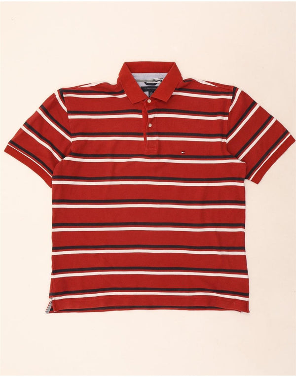 Tommy Hilfiger muška polo majica XL pamuk na crvene pruge
