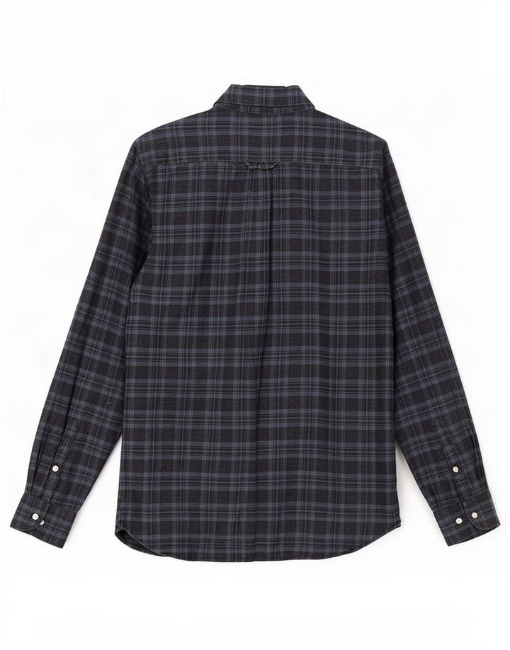 Superdry muška flanelska košulja srednje tamnoplave karirane boje
