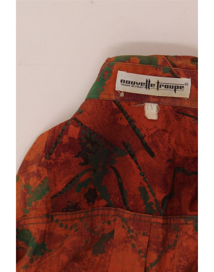 Vintage muška košulja velika narančasta krpa