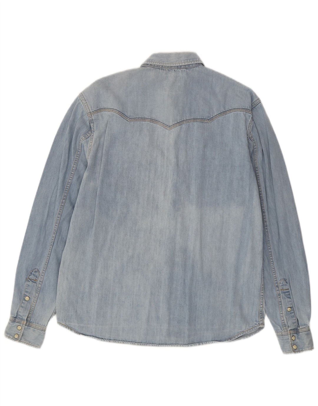 WRANGLER muška ležerna traper košulja Mala plava pamučna