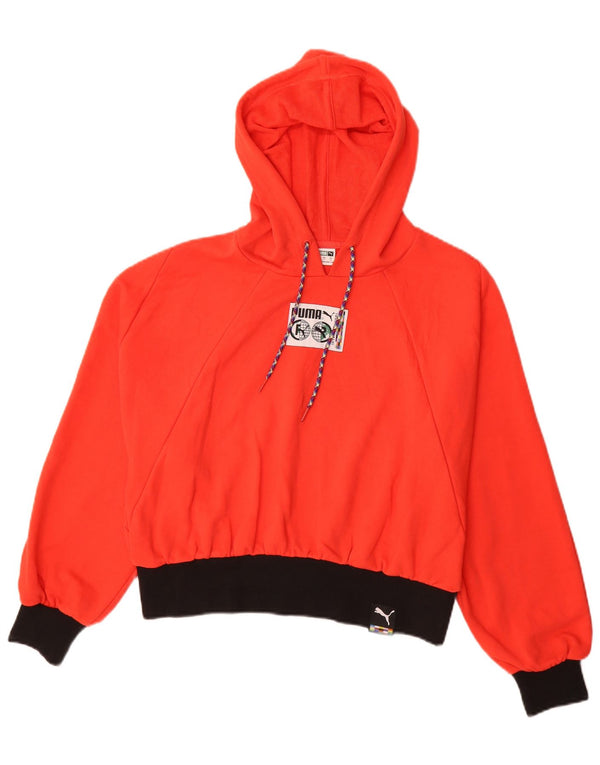 Puma ženska majica s kapuljačom s grafičkim motivima UK 10 Small Red Colourblock