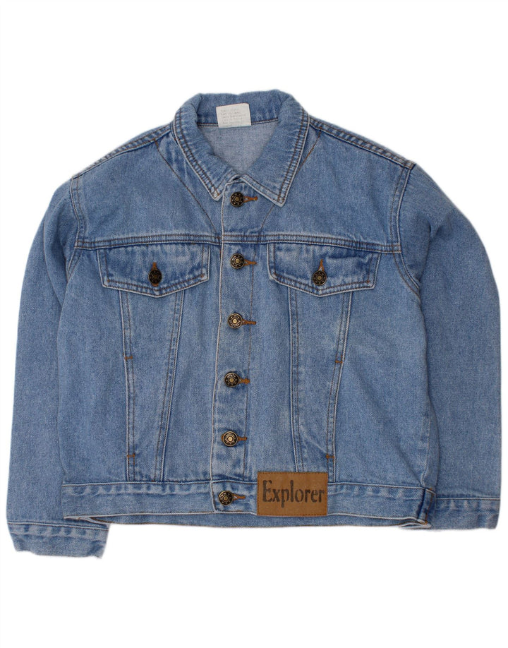 EXPLORER Denim jakna za dječake 8-9 godina, plavi pamuk