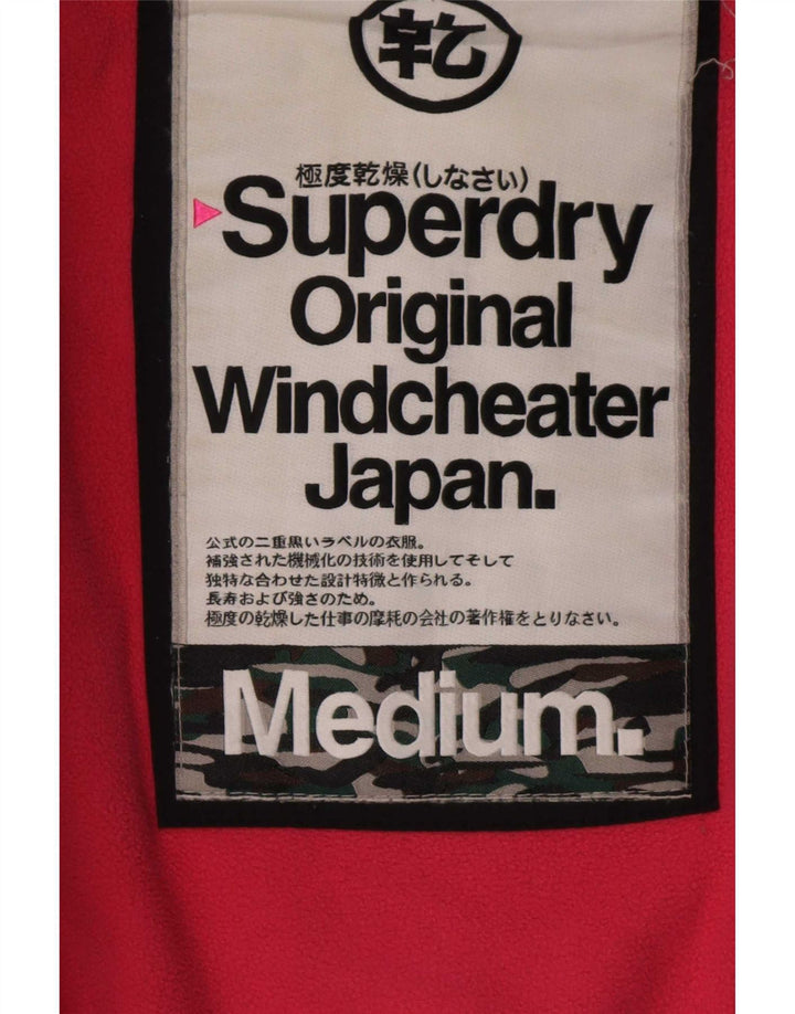 Superdry ženska jakna vjetrovka s kapuljačom UK 14 srednje crna