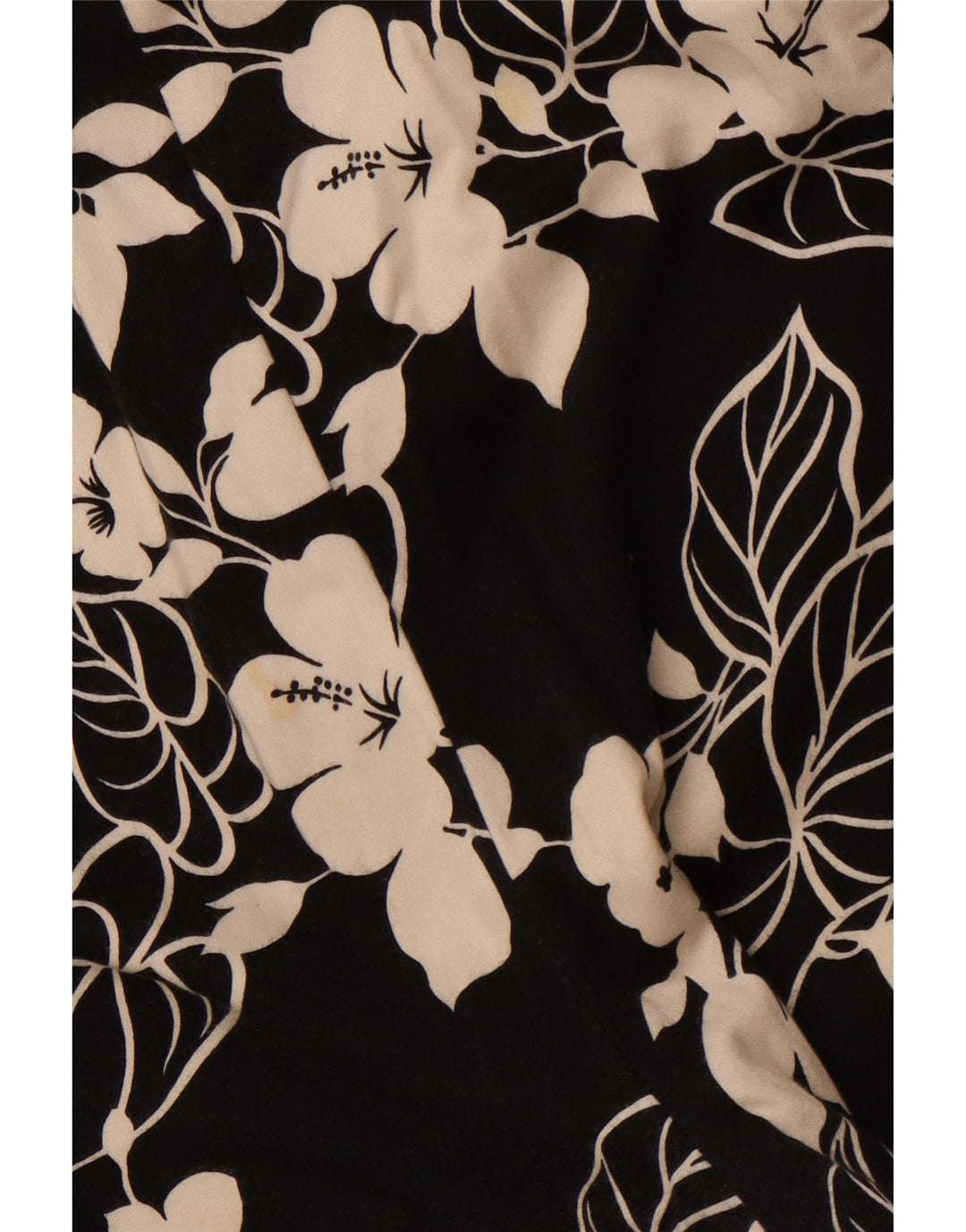 CHAPS Ženske ravne Capri hlače US 16 2XL W38 L20 Crni pamuk s cvjetnim uzorkom