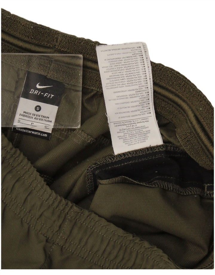 Nike muške Dri Fit sportske kratke hlače male boje kaki poliester