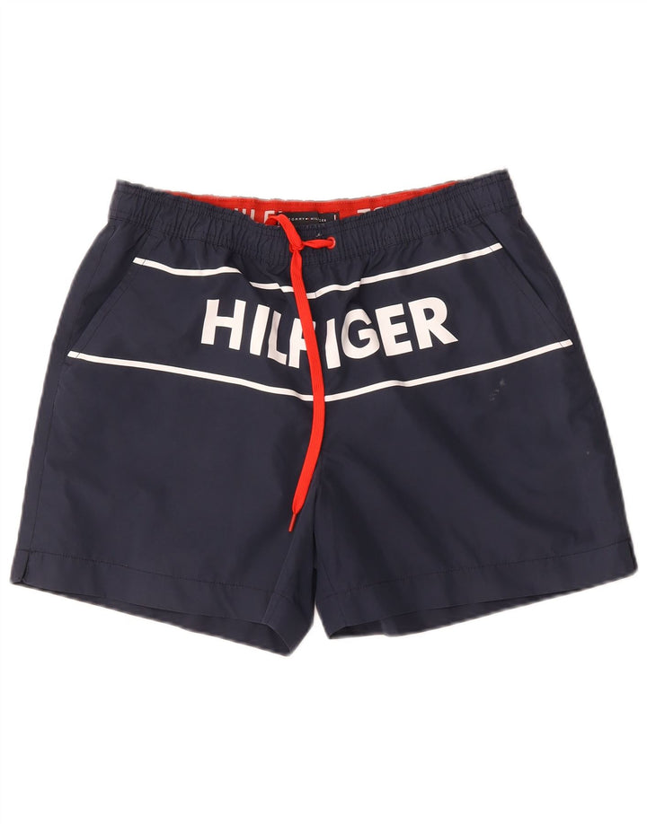 Tommy Hilfiger muške kratke hlače za kupanje srednje veličine tamnoplavi poliester