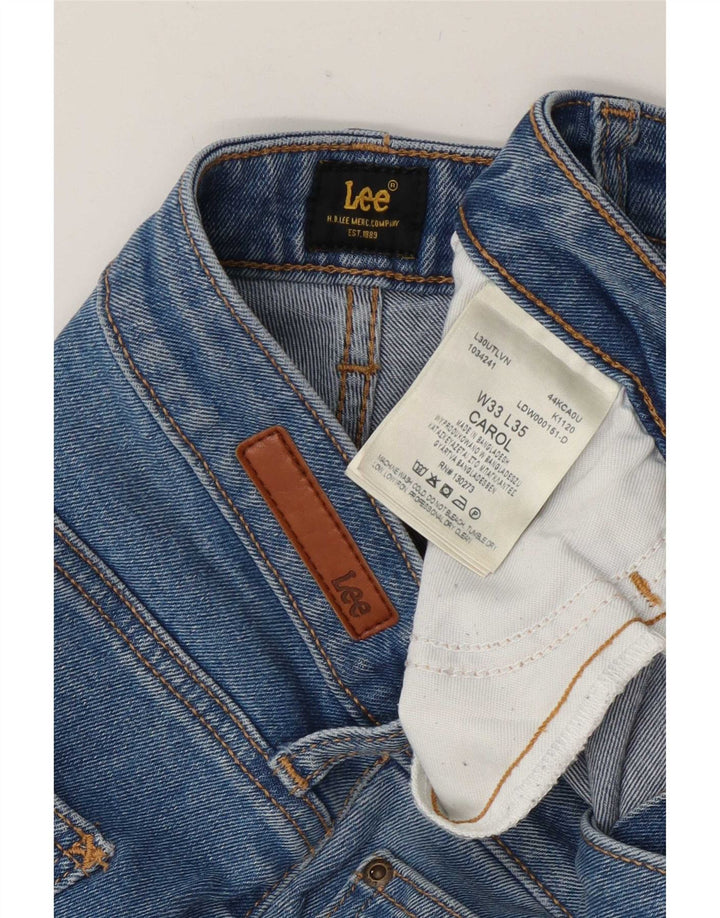 Lee Mens Carol Straight Jeans W33 L29 Plavi pamuk