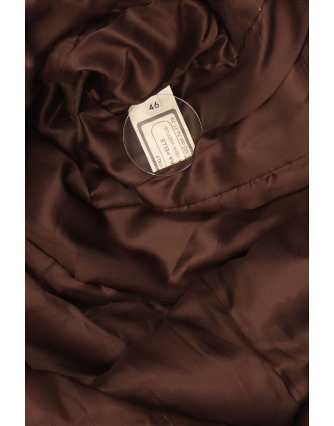 Vintage ženski kožni kaput IT 46 Large Brown