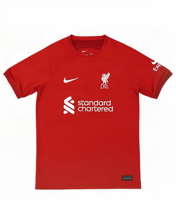 Nike Boys Liverpool Graphic T-Shirt Top 12-13 Years Large Red Poliester