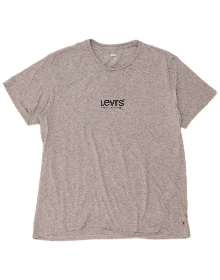 Levi's muška majica kratkih rukava s grafičkim motivima XL s sivim pjegama