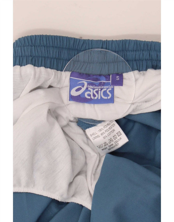 Muške kratke sportske kratke hlače Asics male plave boje od poliestera