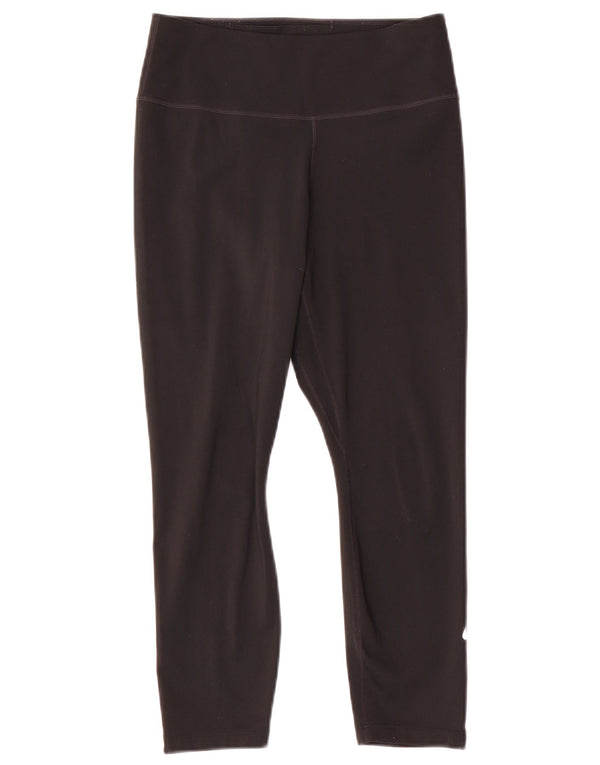 NIKE ženske Dri Fit Capri tajice UK 10 male crne poliesterske