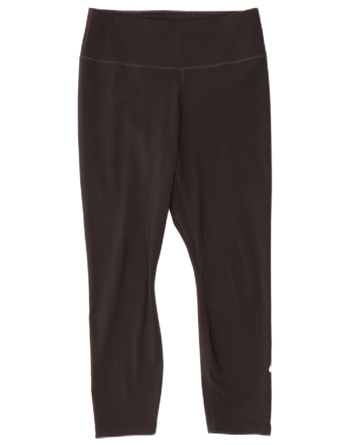 NIKE ženske Dri Fit Capri tajice UK 10 male crne poliesterske