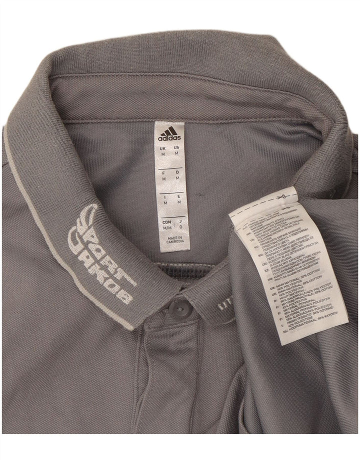 Adidas muška polo majica Climalite Graphic srednje sivi pamuk