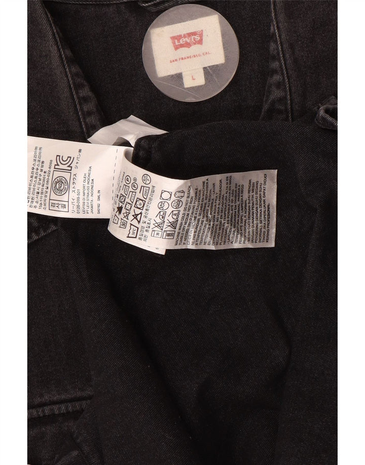 LEVI'S muška traper košulja velika siva pamuk