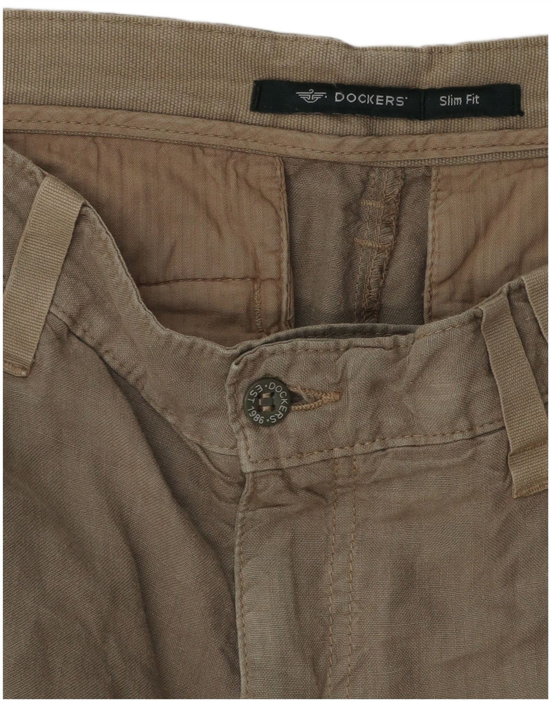 Dockers muške uske chino hlače W34 L29 kaki