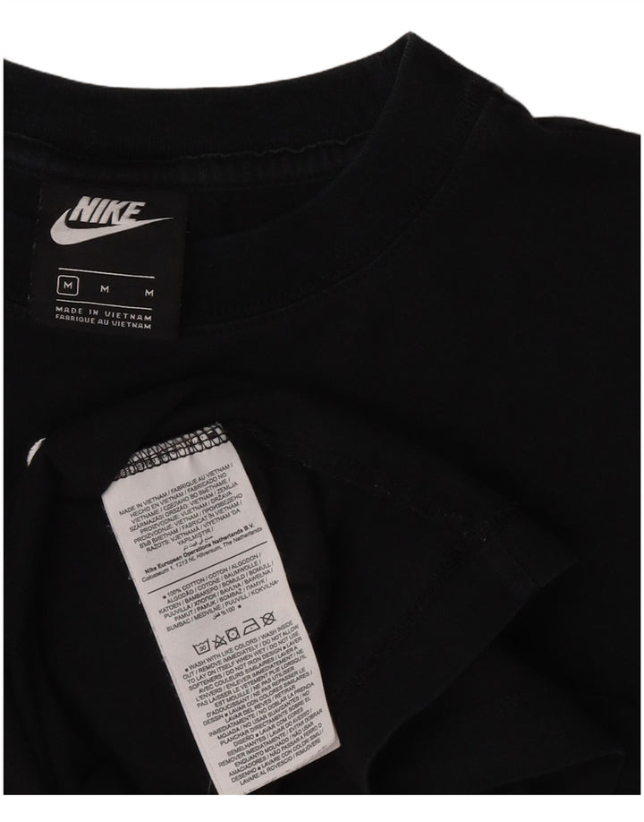 Nike muška majica kratkih rukava Srednji crni pamuk
