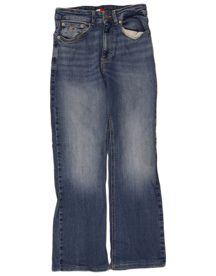 Tommy Hilfiger Ženske traperice Bootcut W28 L30 Plavi pamuk