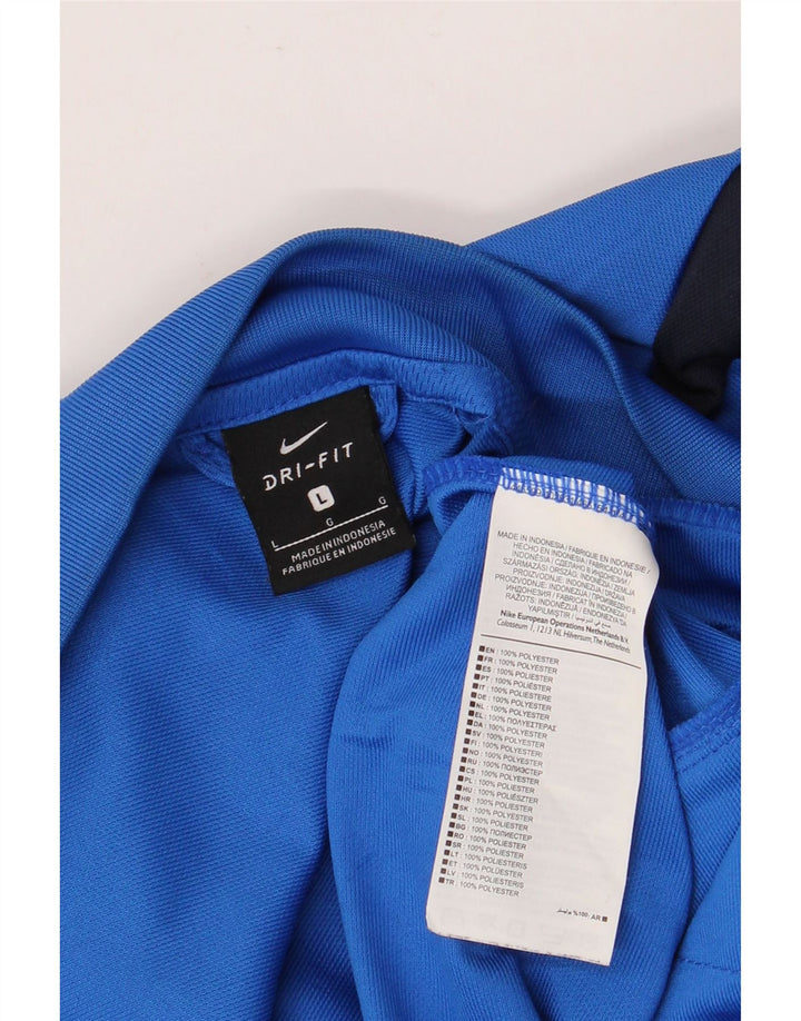 NIKE Muška Dri Fit Trenirka Gornja jakna od poliestera velike plave boje