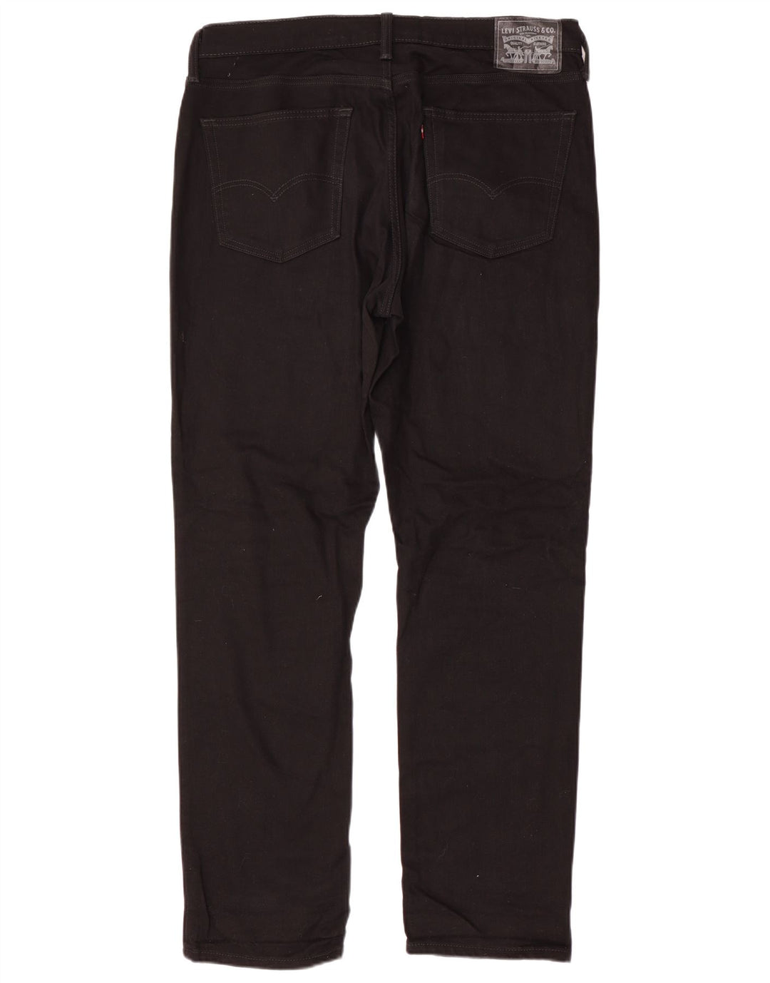 LEVI'S muške ravne traperice W36 L34 crni pamuk