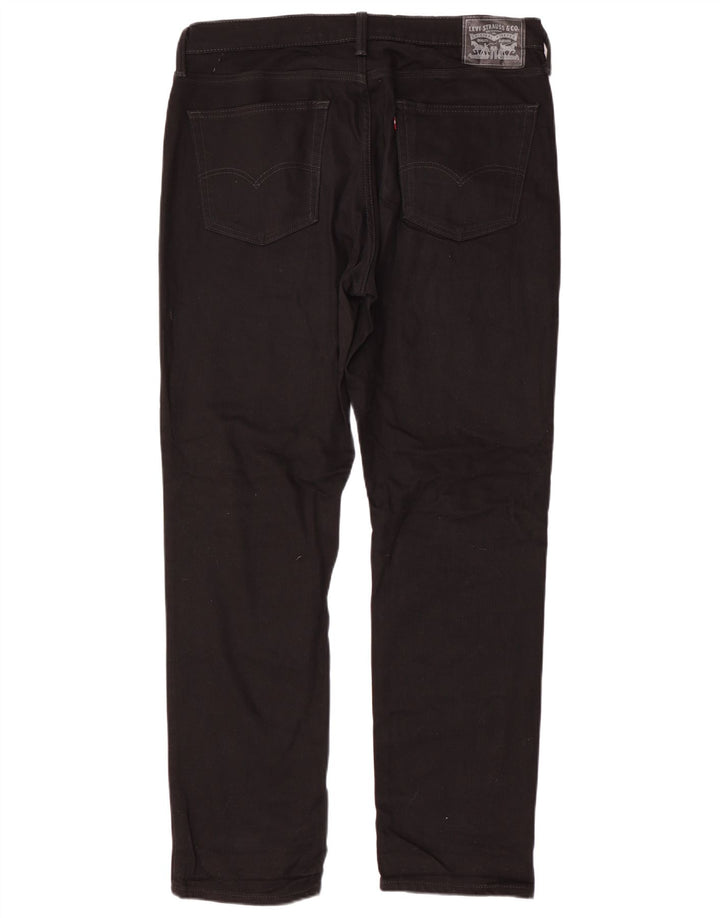 LEVI'S muške ravne traperice W36 L34 crni pamuk