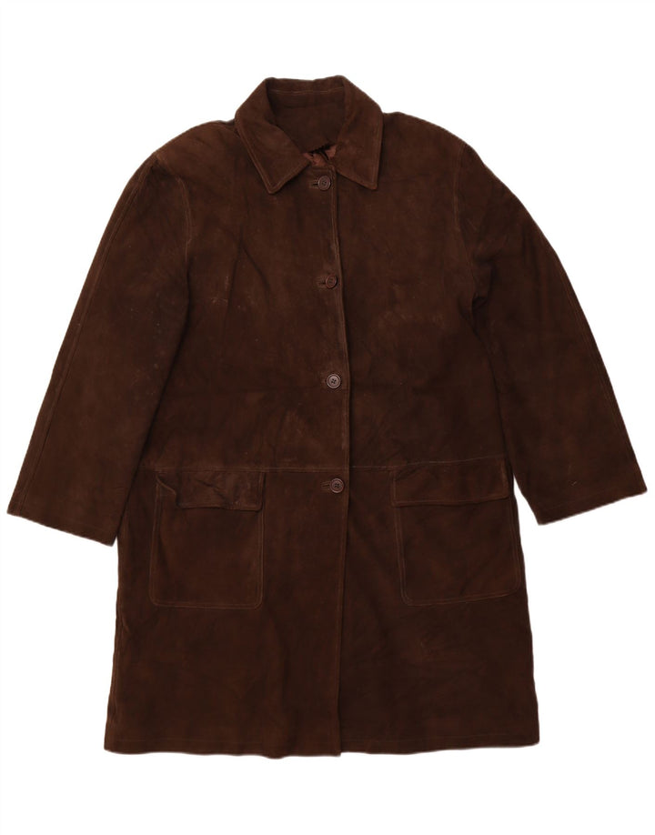 L.Lambertazzi ženski kaput od brušene kože IT 48 XL smeđa koža