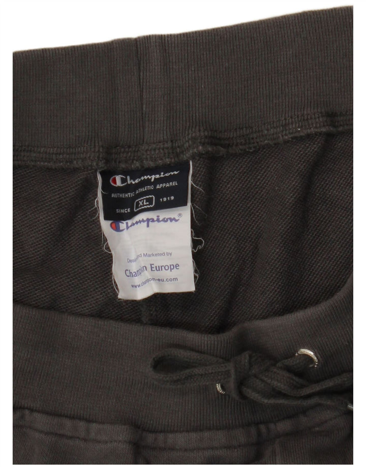 CHAMPION Mens Tracksuit Trousers XL  Grey Cotton