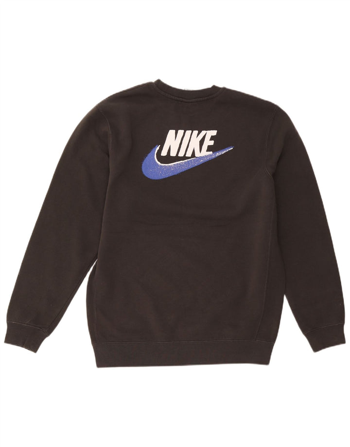 Nike muška trenirka s grafičkim motivima Srednji crni poliester