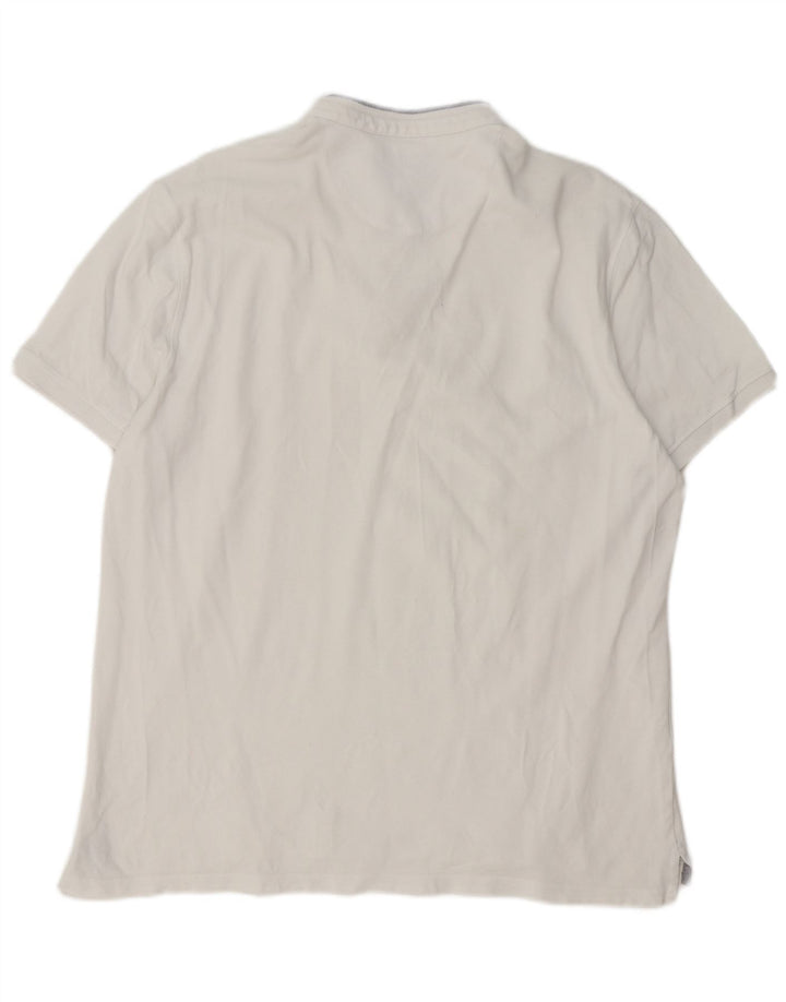 Massimo Dutti muška polo majica 2XL bijeli pamuk