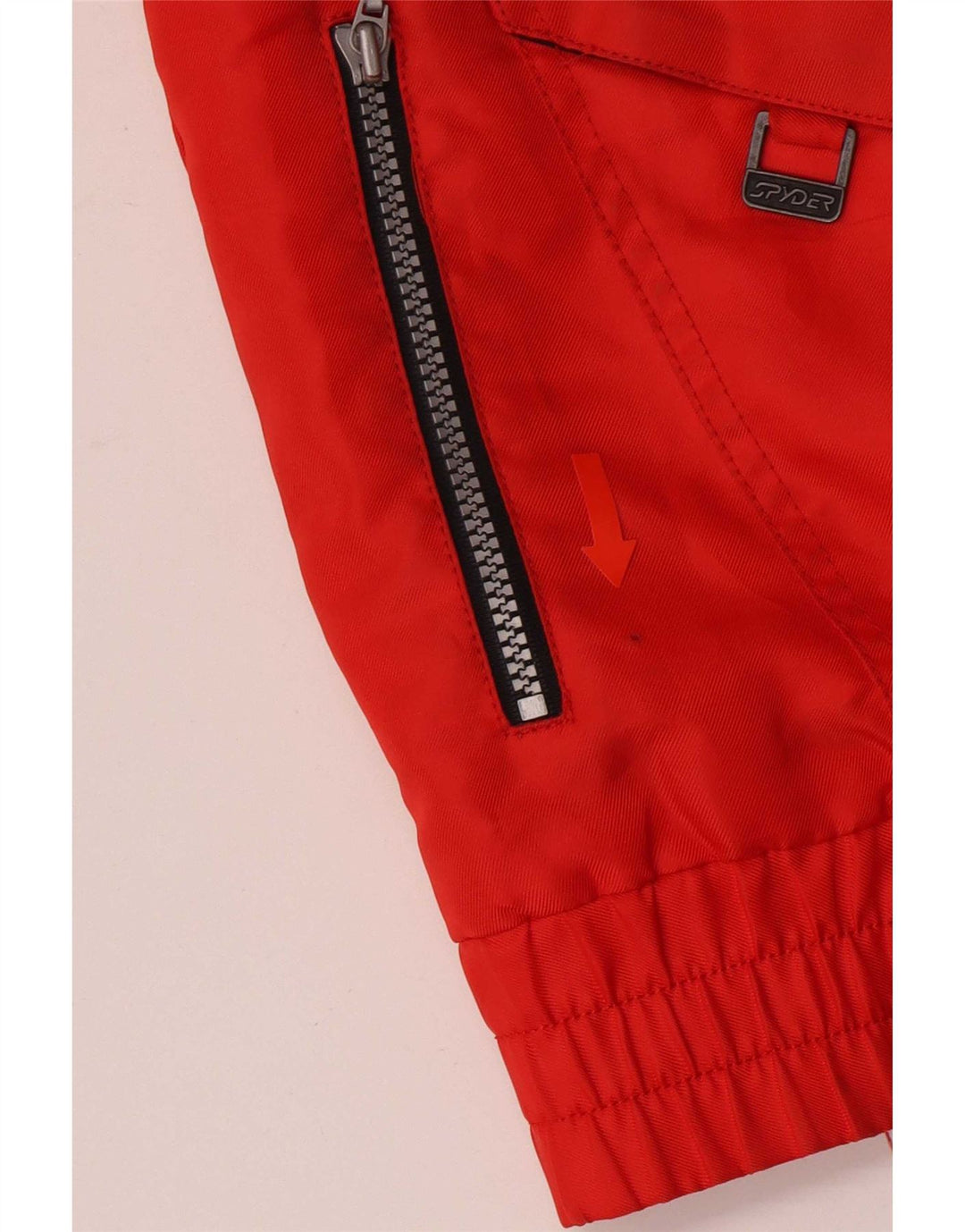 Spyder Boys Skijaška jakna s kapuljačom 11-12 godina Red Colourblock Poliester