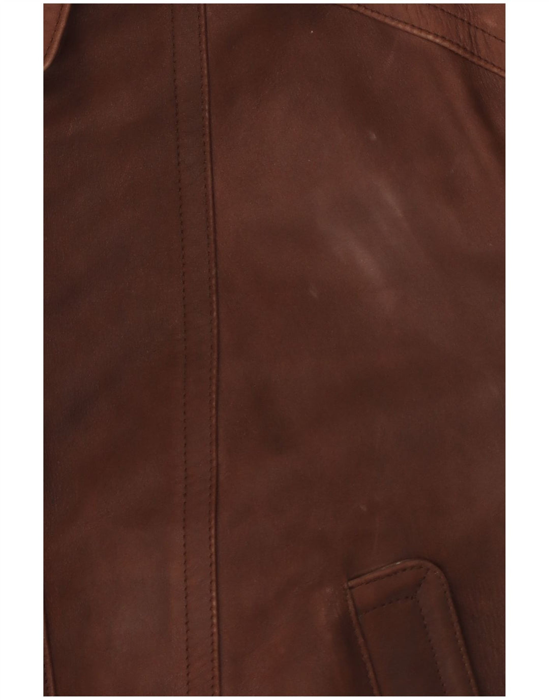 Hidepark muška kožna jakna UK 40 velika smeđa koža