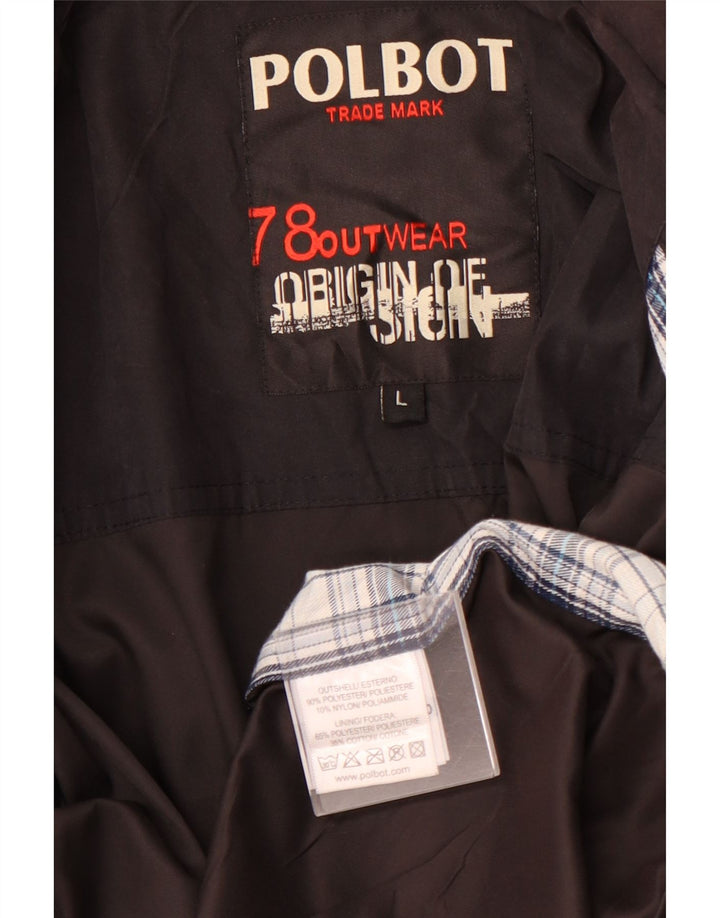 POLBOT muška pomoćna jakna UK 40 veliki crni poliester