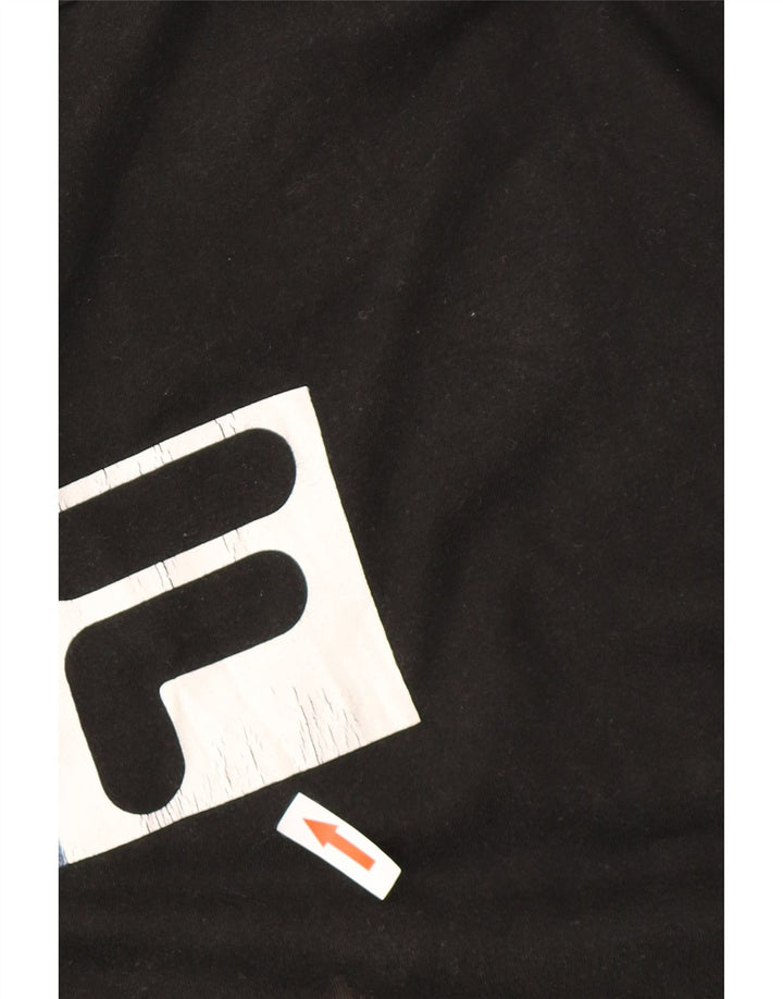 FILA muška majica s grafičkim motivima XL crni pamuk