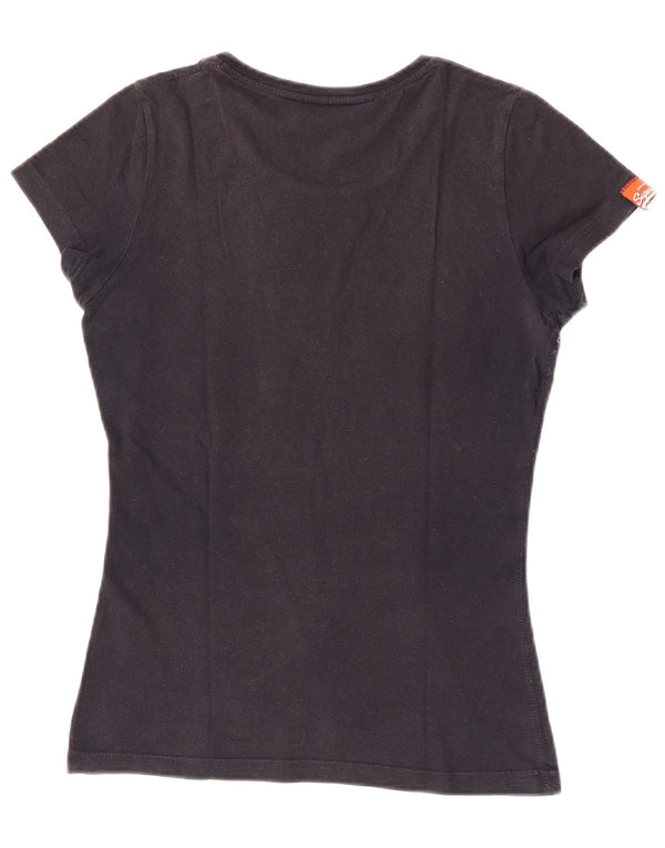 Superdry ženska majica kratkih rukava s grafičkim motivima UK 6 XS crna