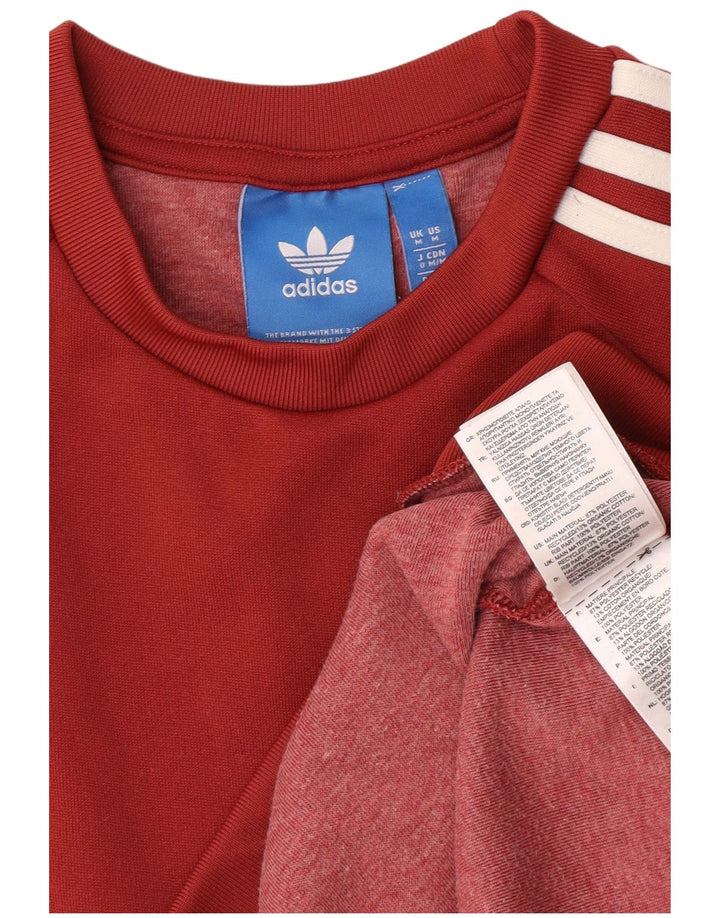 Adidas muški džemper srednje crvene boje od poliestera